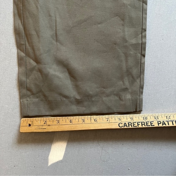 Oak + Fort Straight Leg Casual Tan Pull on Trouser Pants Sz M - Picture 9 of 11